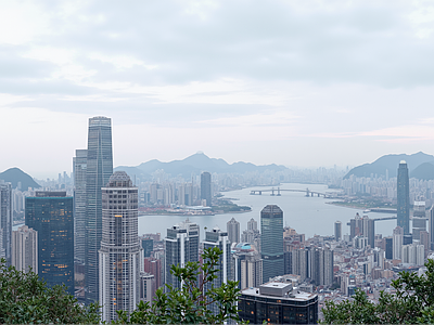 现代城市背景