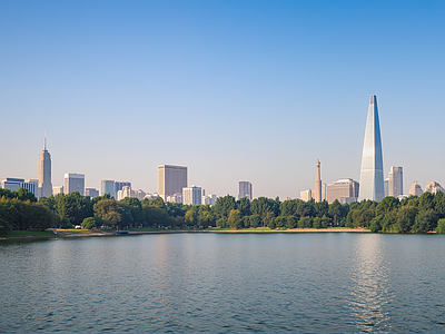 现代城市背景