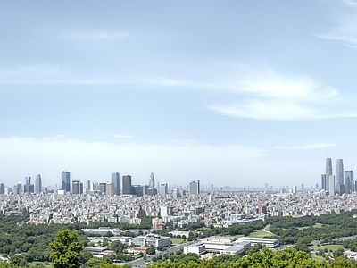 现代城市背景