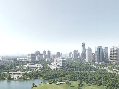 现代城市背景