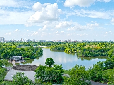 现代城市背景
