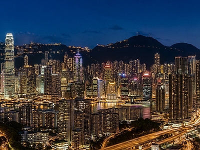 现代城市背景
