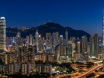 现代城市背景