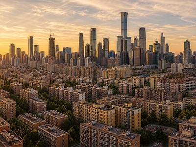 现代城市背景