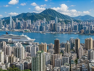 现代城市背景
