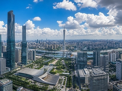 现代城市背景