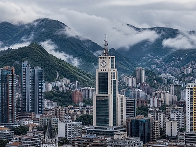 现代城市背景