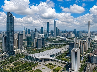 现代城市背景