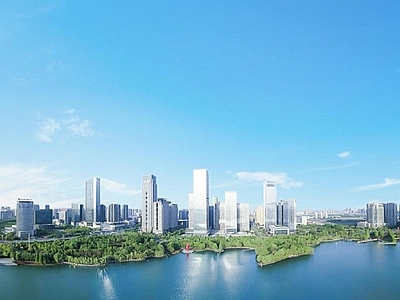 现代城市背景