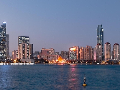 现代城市背景