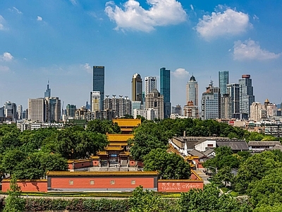 现代城市背景