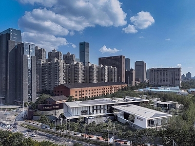 现代城市背景