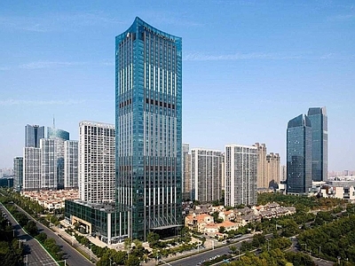 现代城市背景