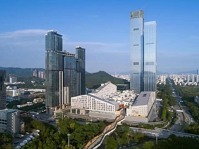 现代城市背景