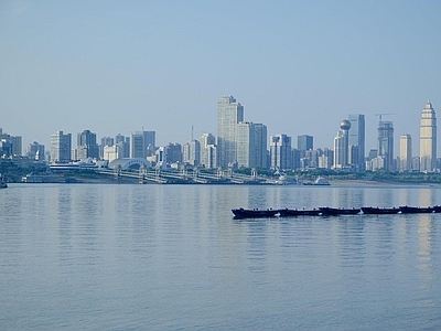 现代城市背景