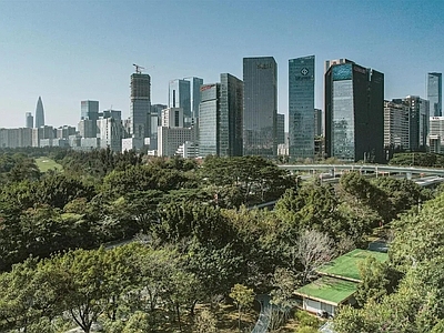 现代城市背景