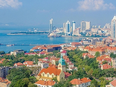 现代城市背景