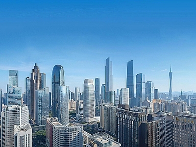 现代城市背景