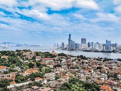 现代城市背景