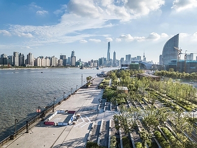 现代城市背景