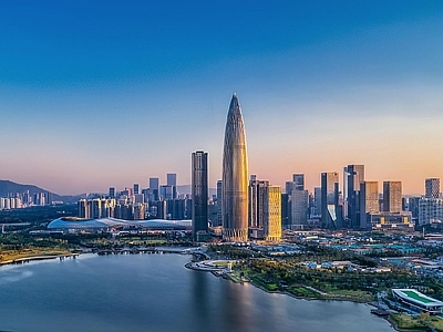 现代城市背景