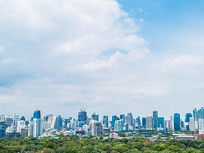 现代城市背景