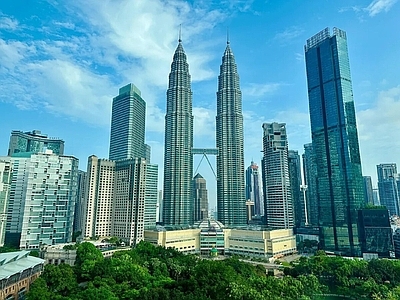 现代城市背景