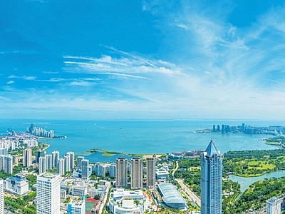 现代城市背景