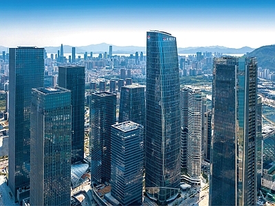 现代城市背景