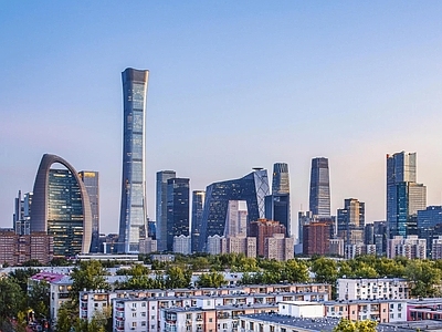 现代城市背景