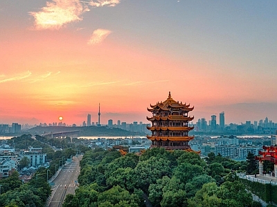 现代城市背景