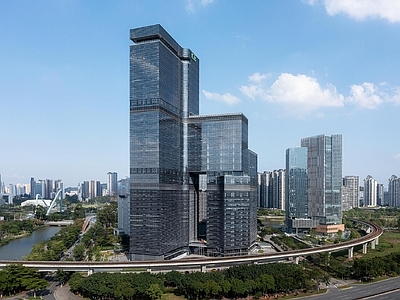 现代城市背景