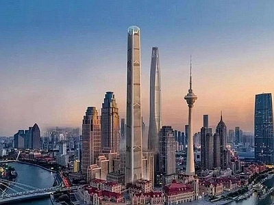 现代城市背景