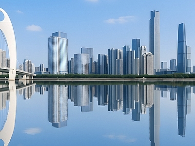 现代城市背景
