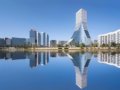 现代城市背景