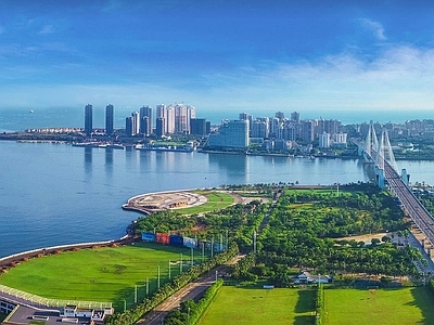 现代城市背景