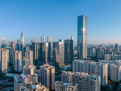 现代城市背景