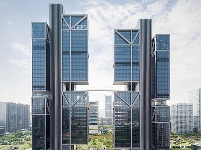 现代城市背景