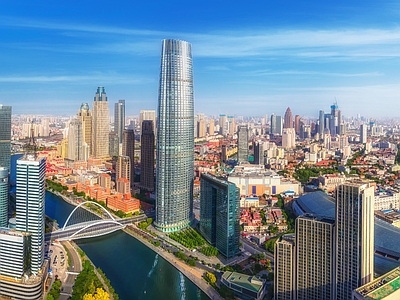 现代城市背景