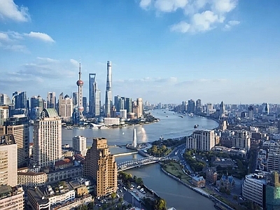 现代城市背景