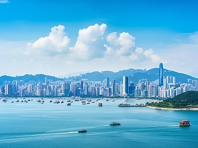 现代城市背景