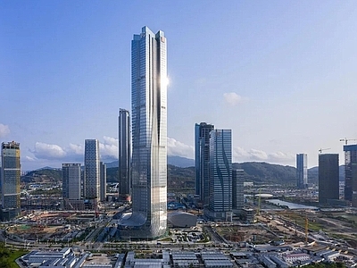 现代城市背景