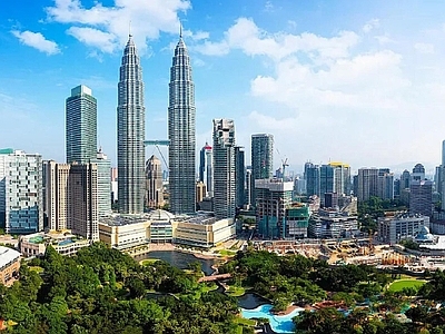 现代城市背景