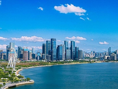 现代城市背景