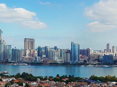 现代城市背景