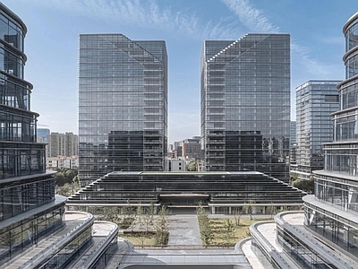 现代城市背景