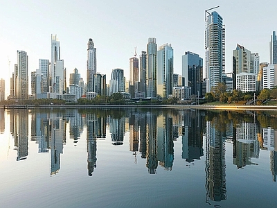 现代城市背景