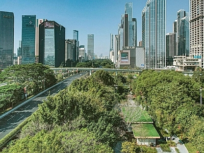 现代城市背景