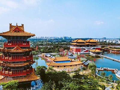 现代城市背景