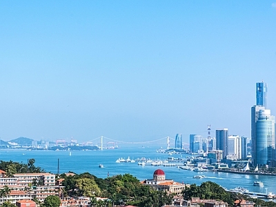 现代城市背景
